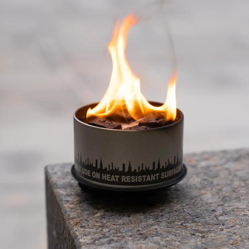 Heat Resistant Trivet Candle Holder for City Bonfires Portable Fire Pits and Outdoor Candles by City Bonfires