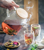 Thermo Glass Teapot 54 Fl Oz | High temperature and shock resistant