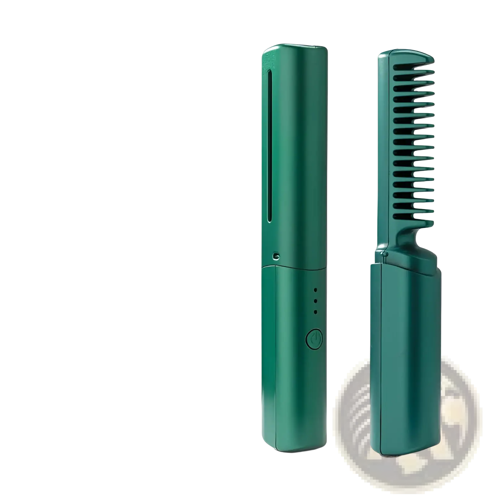 Wireless Hair Straightener Brush Portable Ceramic Comb