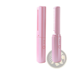 Wireless Hair Straightener Brush Portable Ceramic Comb