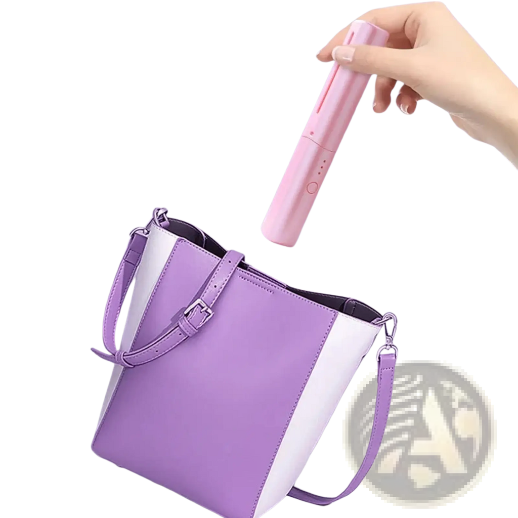 Wireless Hair Straightener Brush Portable Ceramic Comb