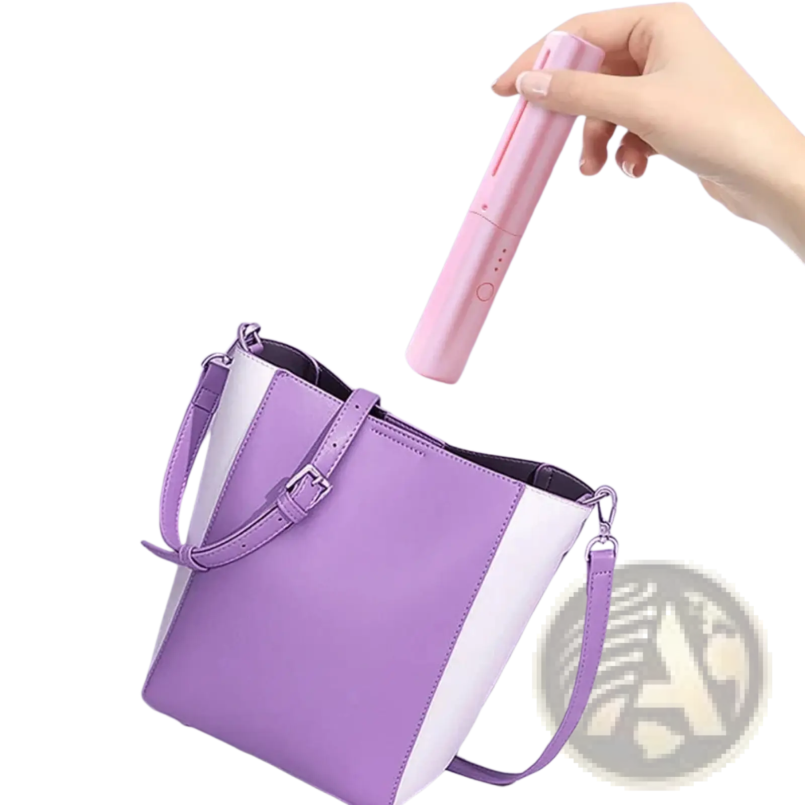 Wireless Hair Straightener Brush Portable Ceramic Comb